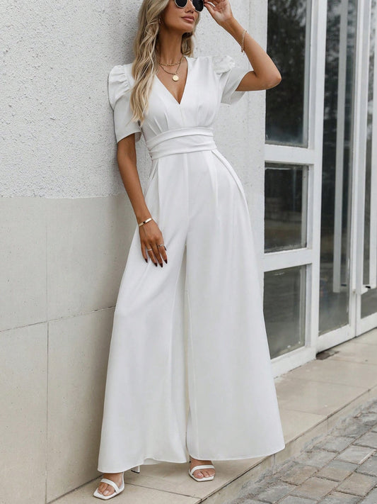 Emily™ Chic V-Neck Jumpsuit