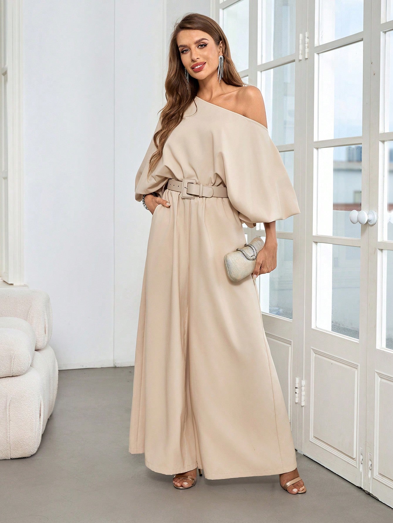 The Harmony™ Beige Two-Piece Set