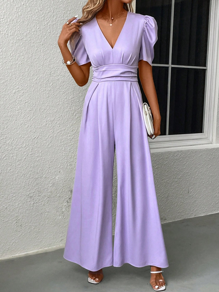 Emily™ Chic V-Neck Jumpsuit