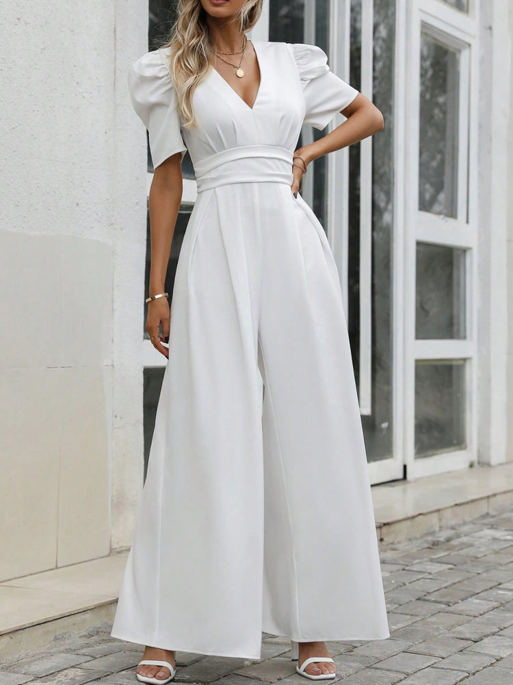 Emily™ Chic V-Neck Jumpsuit